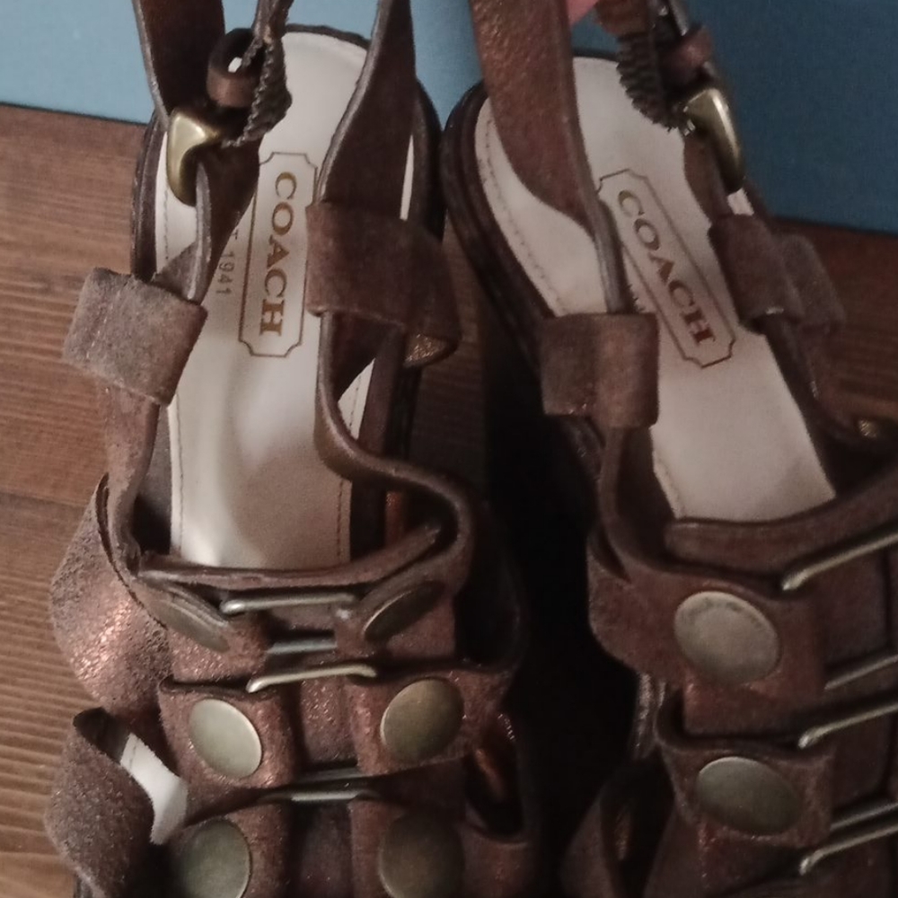 Coach wedges - Picture 2 of 14